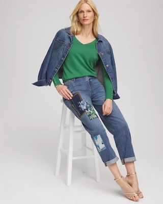 Ella V-Neck Pullover Sweater | Chico's